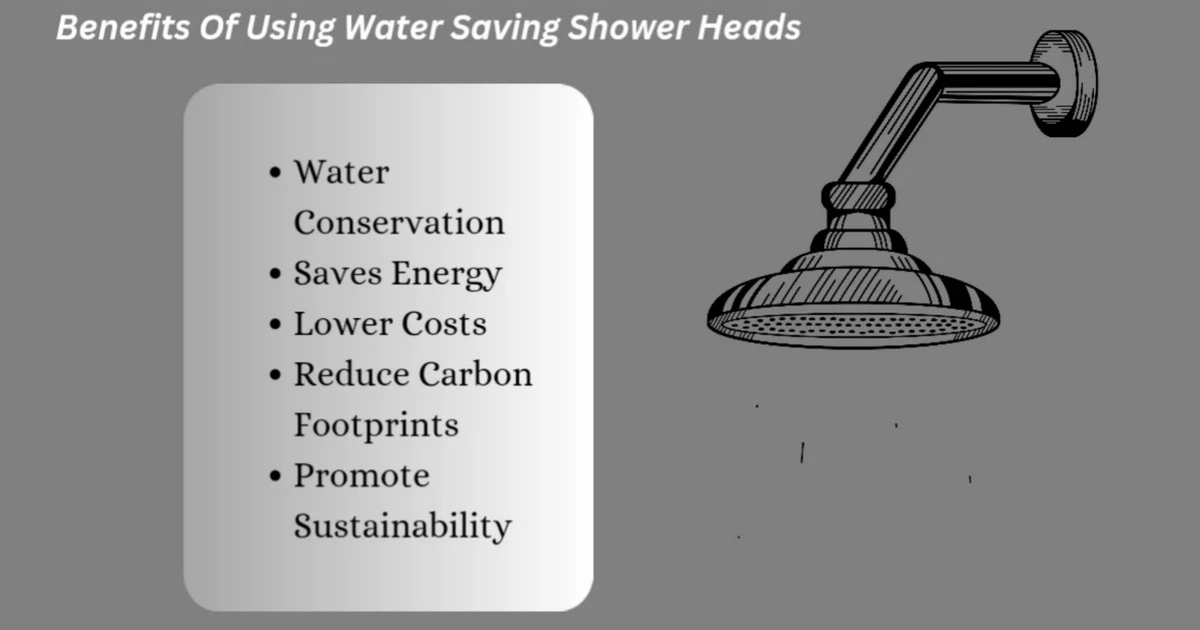 How much water does a water saving shower head save 