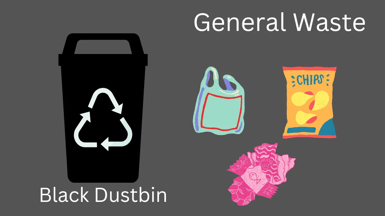 Black Dustbin (General Waste)