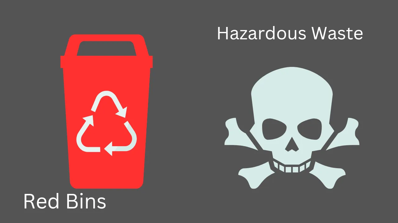 Red Dustbin (Hazardous Waste)