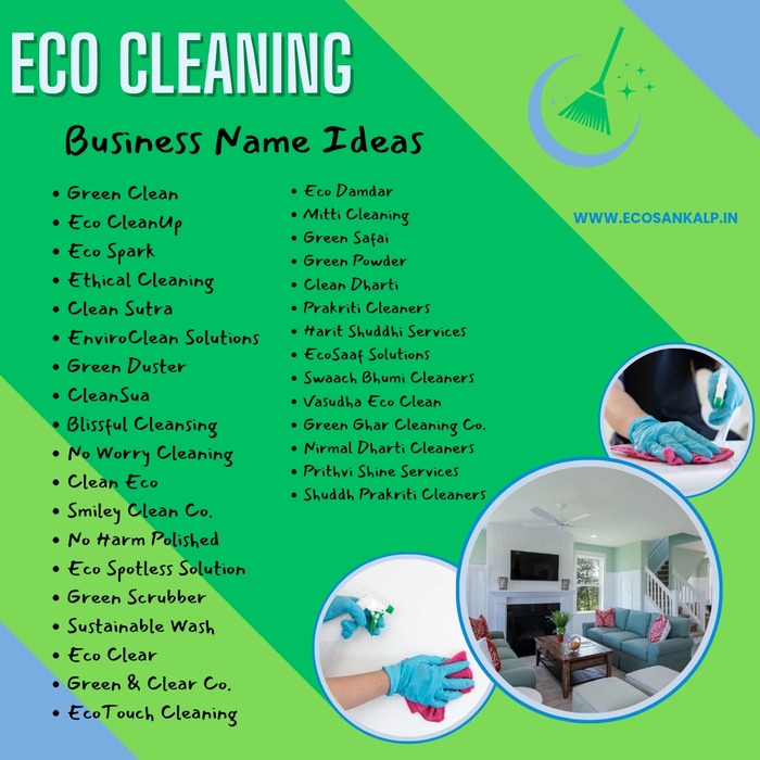 Green cleaning business names 